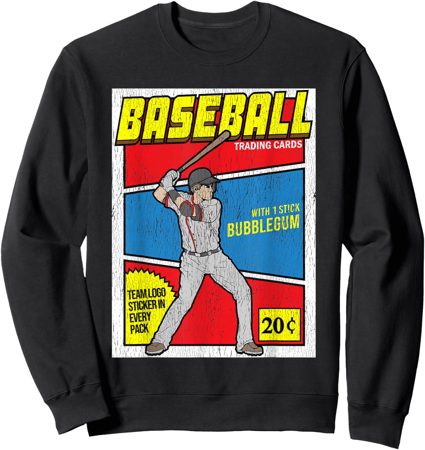 Baseball Collection Baseball Cards Sweatshirt - Sweatshirt | Black