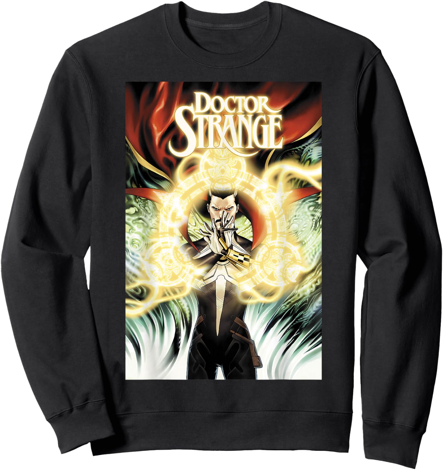 Marvel Doctor Strange Comic Cover Sweatshirt - Sweatshirt | Black