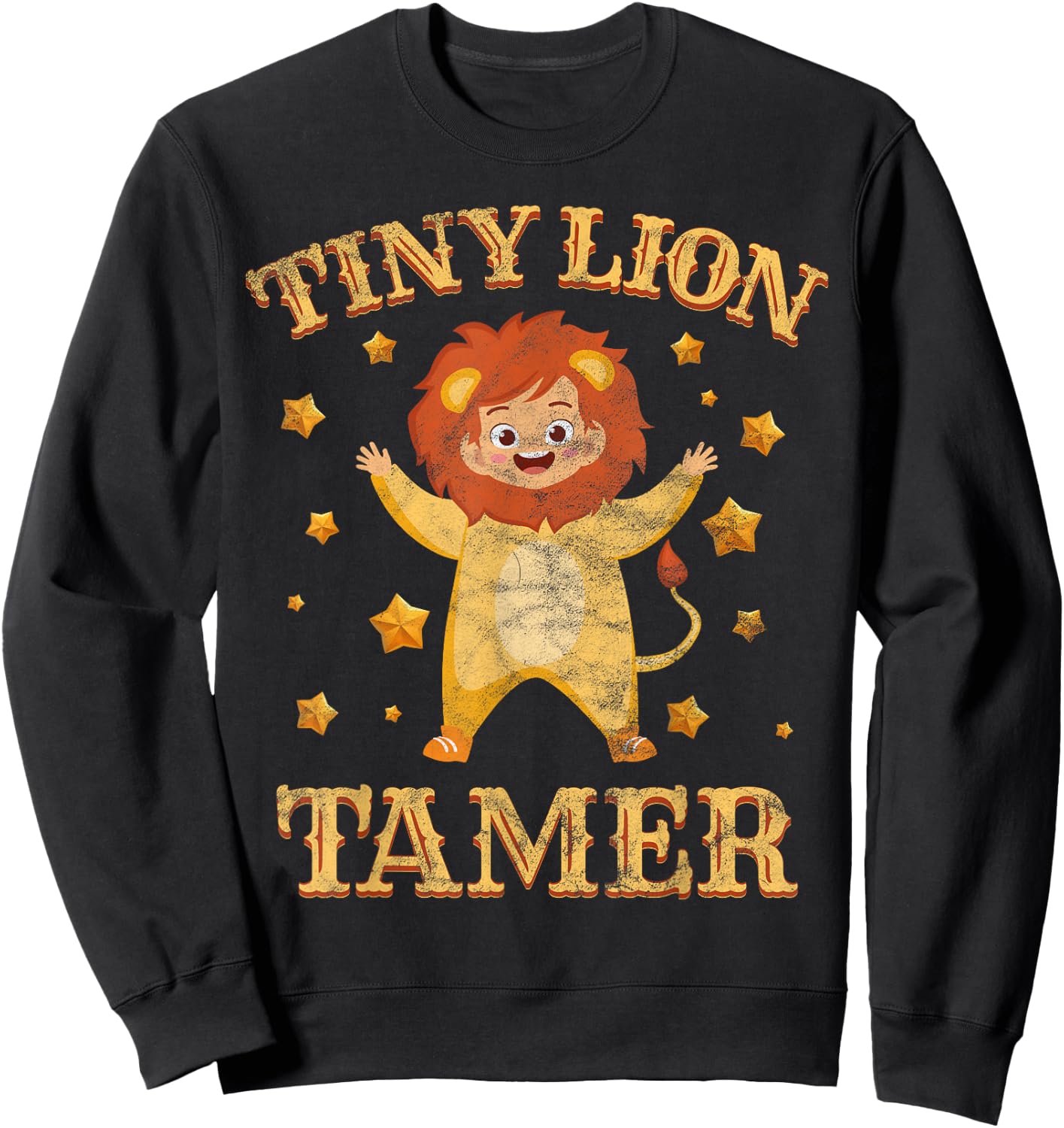 Circus Lion Tamer Shirt - Circus Shirts - Tiny Lion Tamer Sweatshirt - Sweatshirt | Black