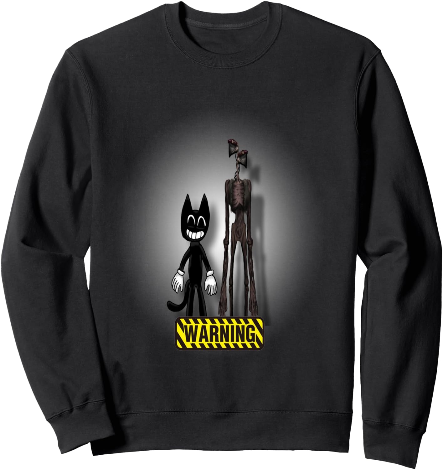 Siren head, Sirenhead we all love to escape from Siren head Sweatshirt - Sweatshirt | Black