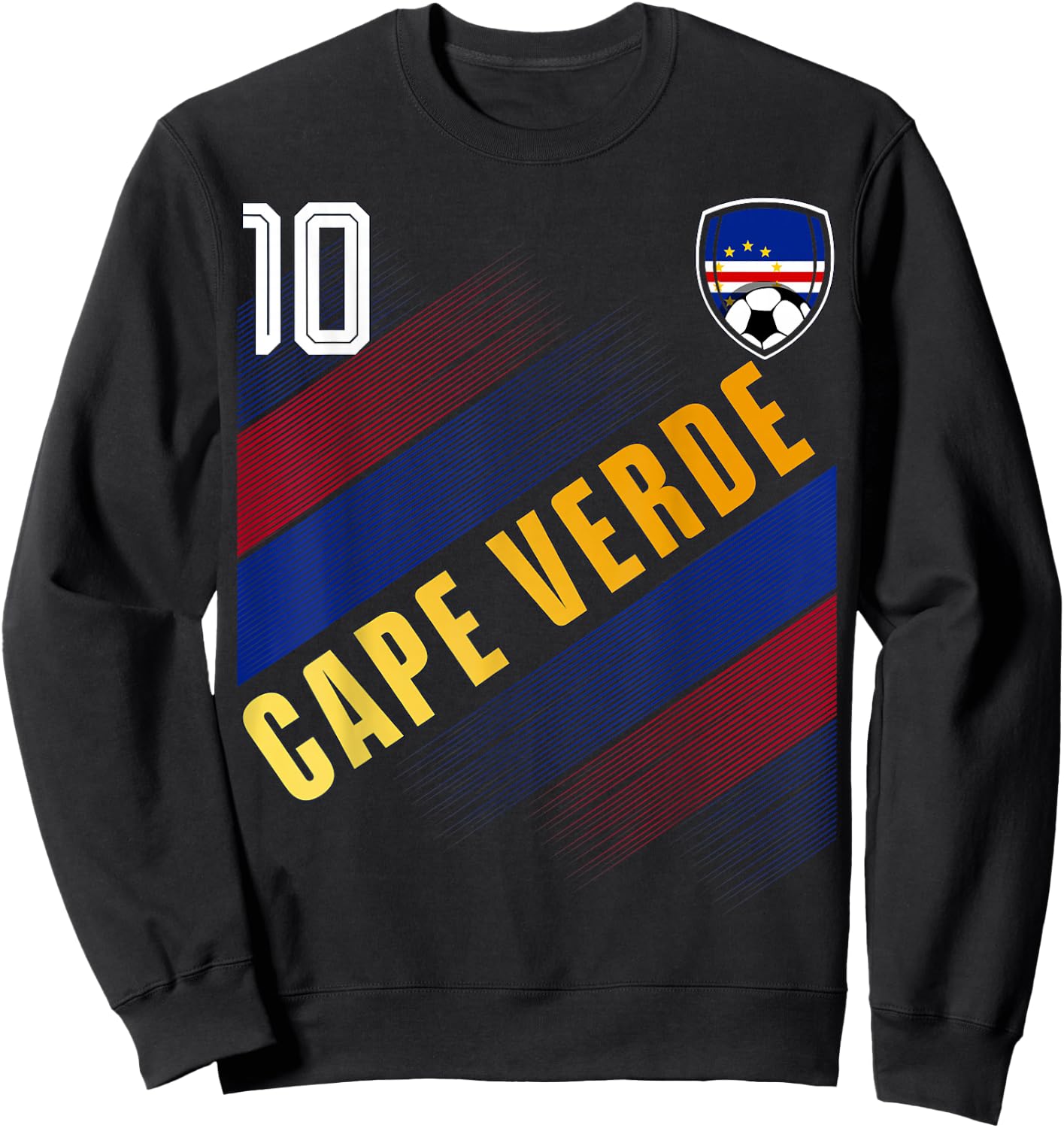 Cape Verde Flag Cape Verdean Pride Lovers Sweatshirt - Sweatshirt | Black