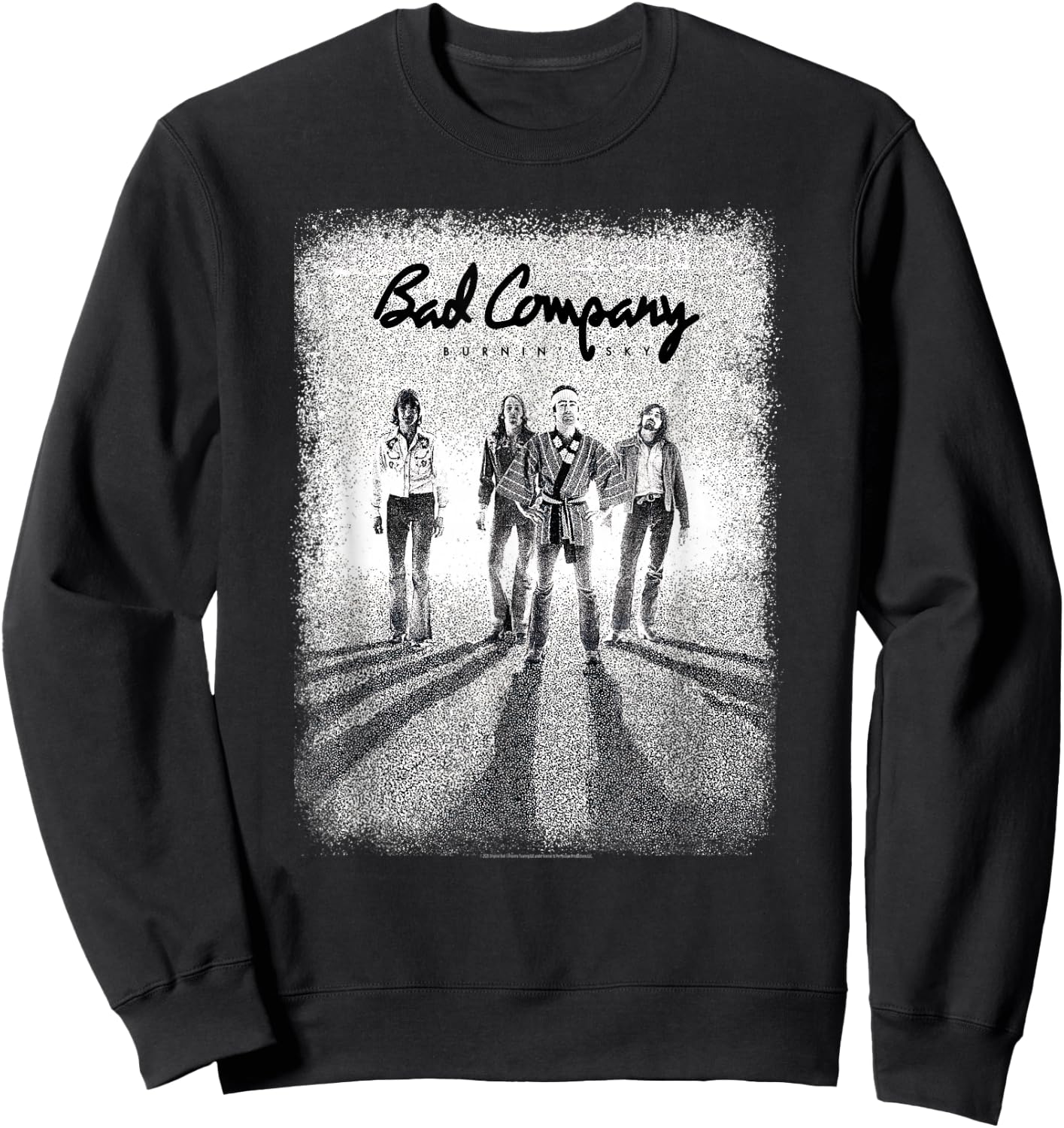 Bad Company Burnin' Sky Photo Sweatshirt - Sweatshirt | Black
