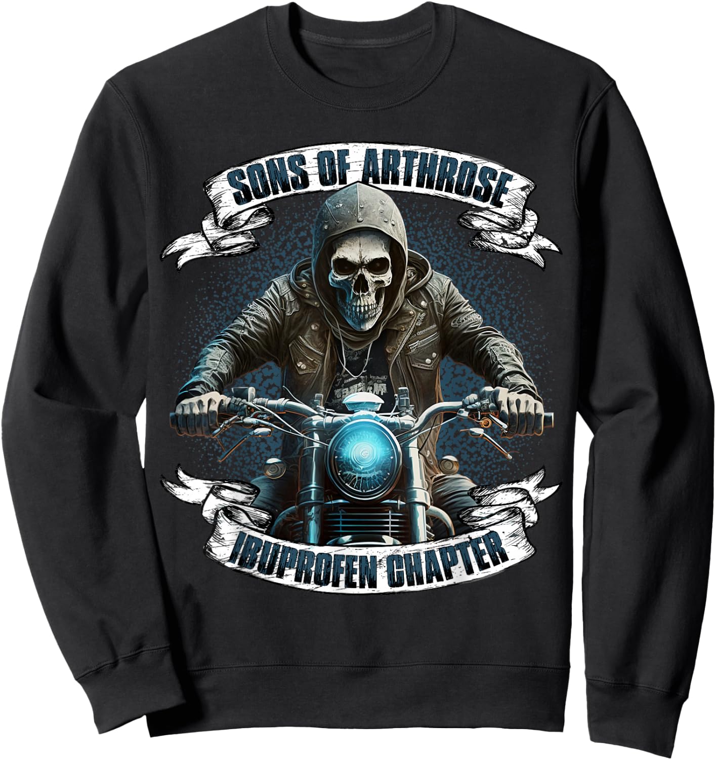 Sons of Arthrose - Ibuprofen Chapter Biker Motorradfahrer Sweatshirt - Sweatshirt | Black
