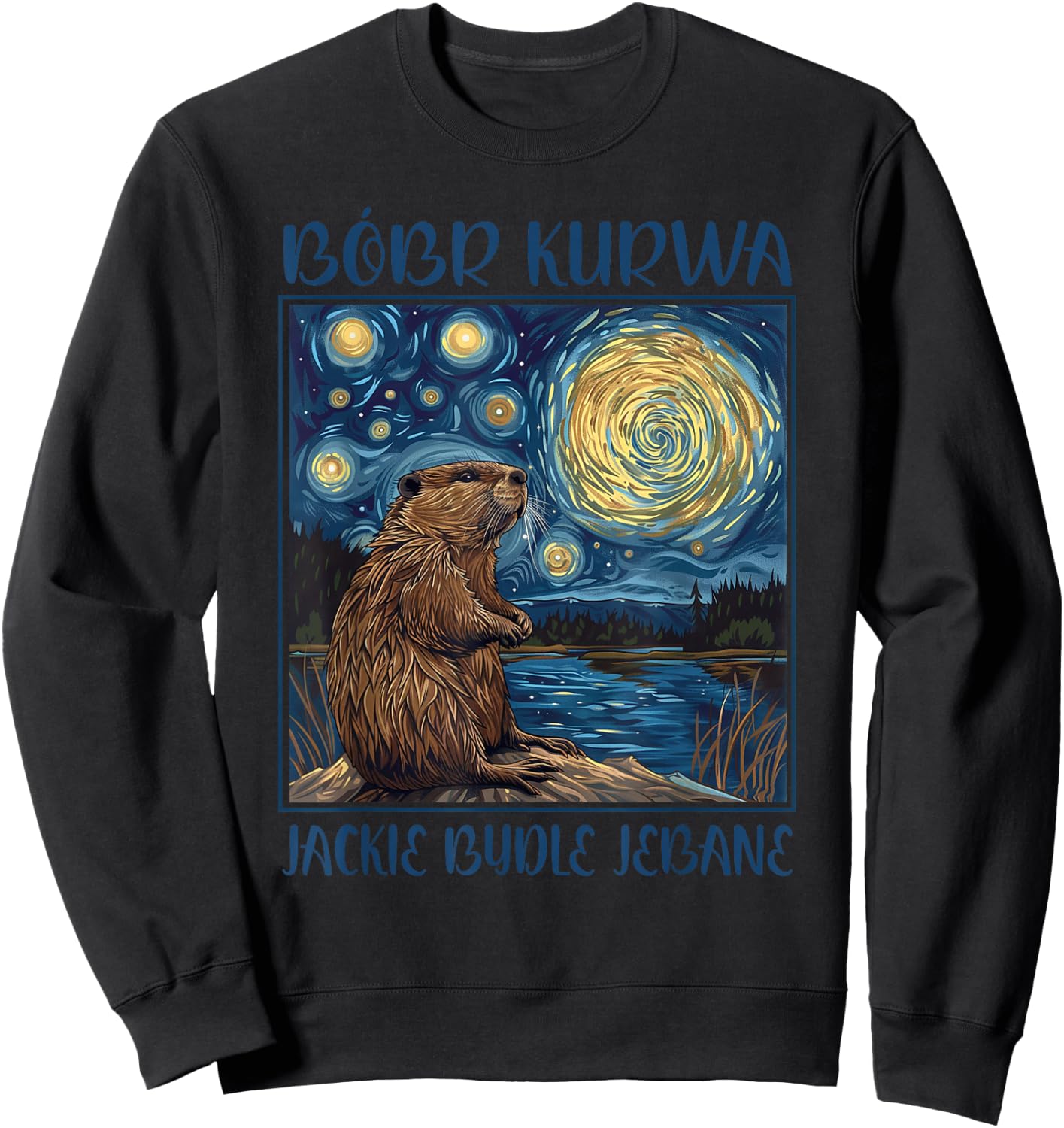 Bober Bobr Kurwa Sweatshirt - Sweatshirt | Black