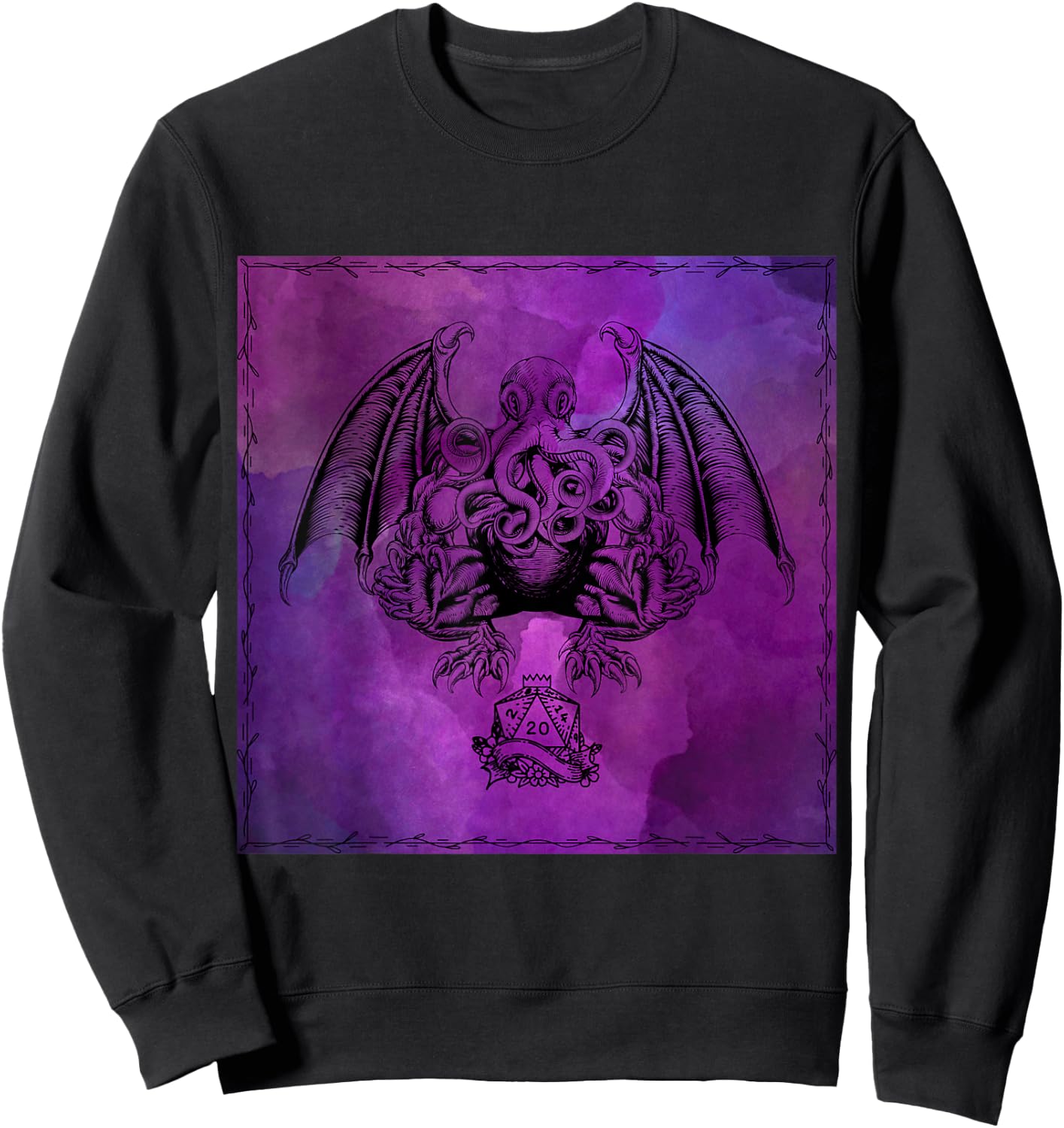Illithid Purpur Sweatshirt - Sweatshirt | Black