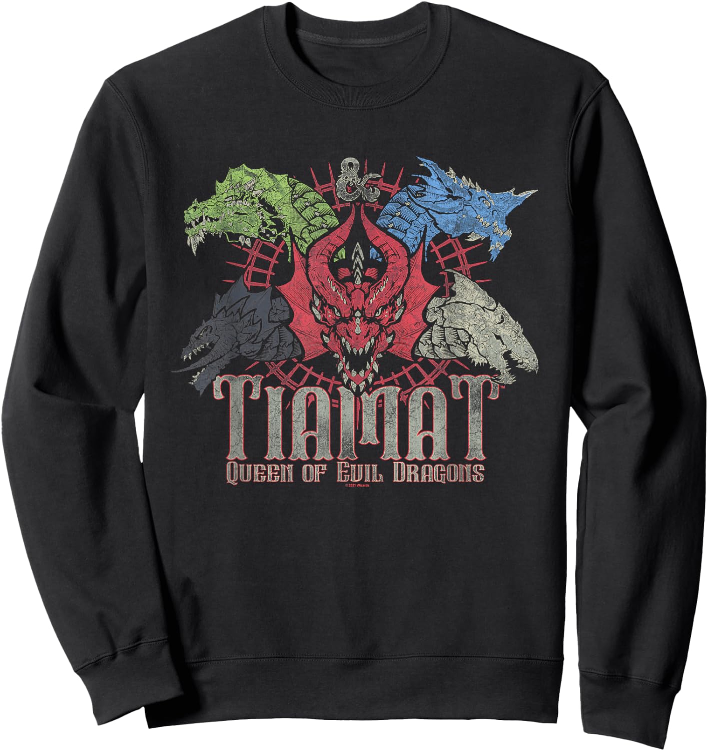 Dungeons & Dragons Queen of Evil Tiamat Sweatshirt - Sweatshirt | Black