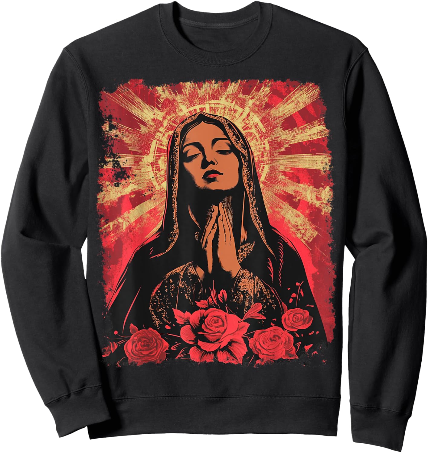 The Virgin Mary Sweatshirt - Sweatshirt | Black