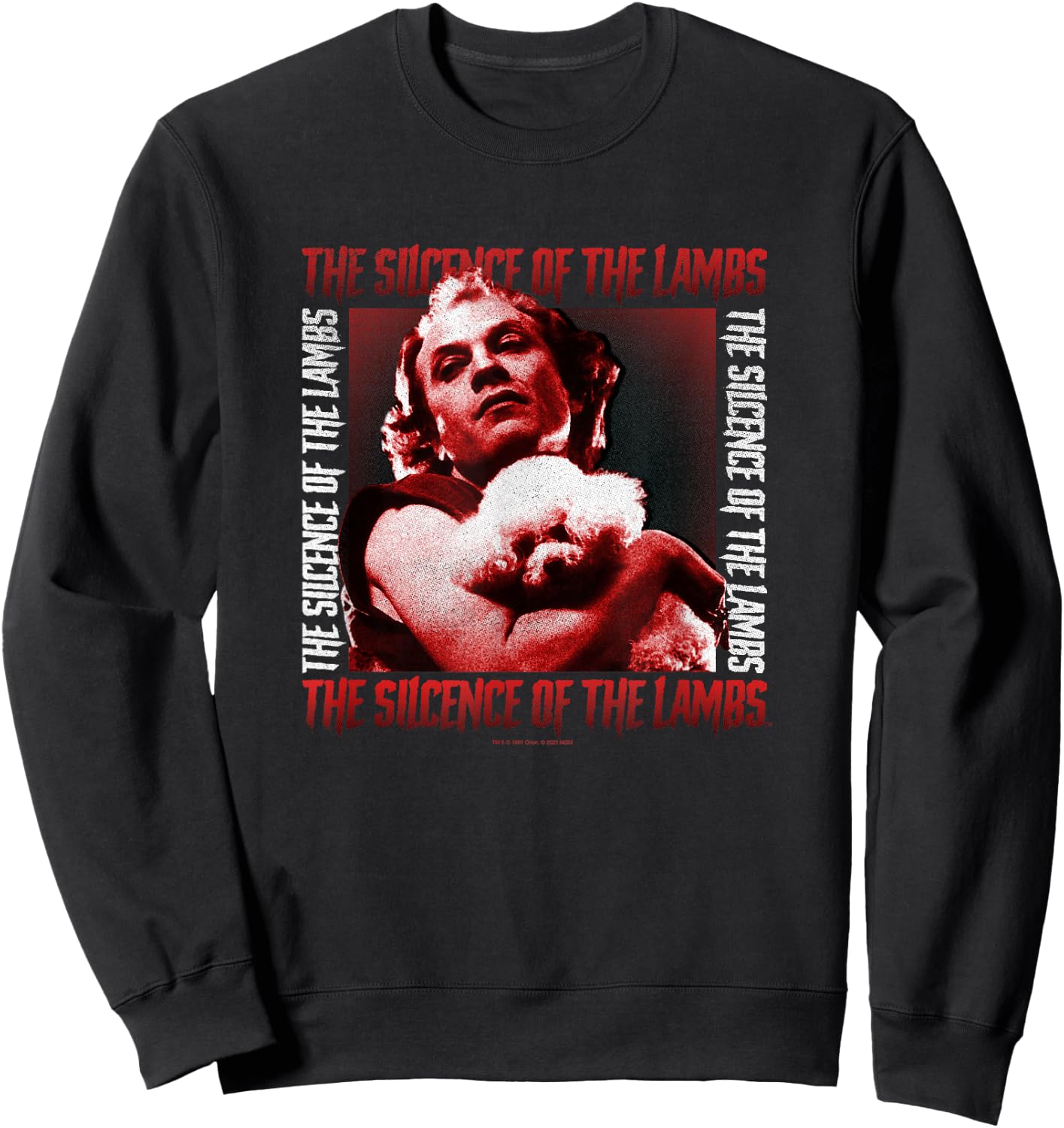 The Silence of The Lambs Buffalo Bill Vintage Portrait Sweatshirt - Sweatshirt | Black