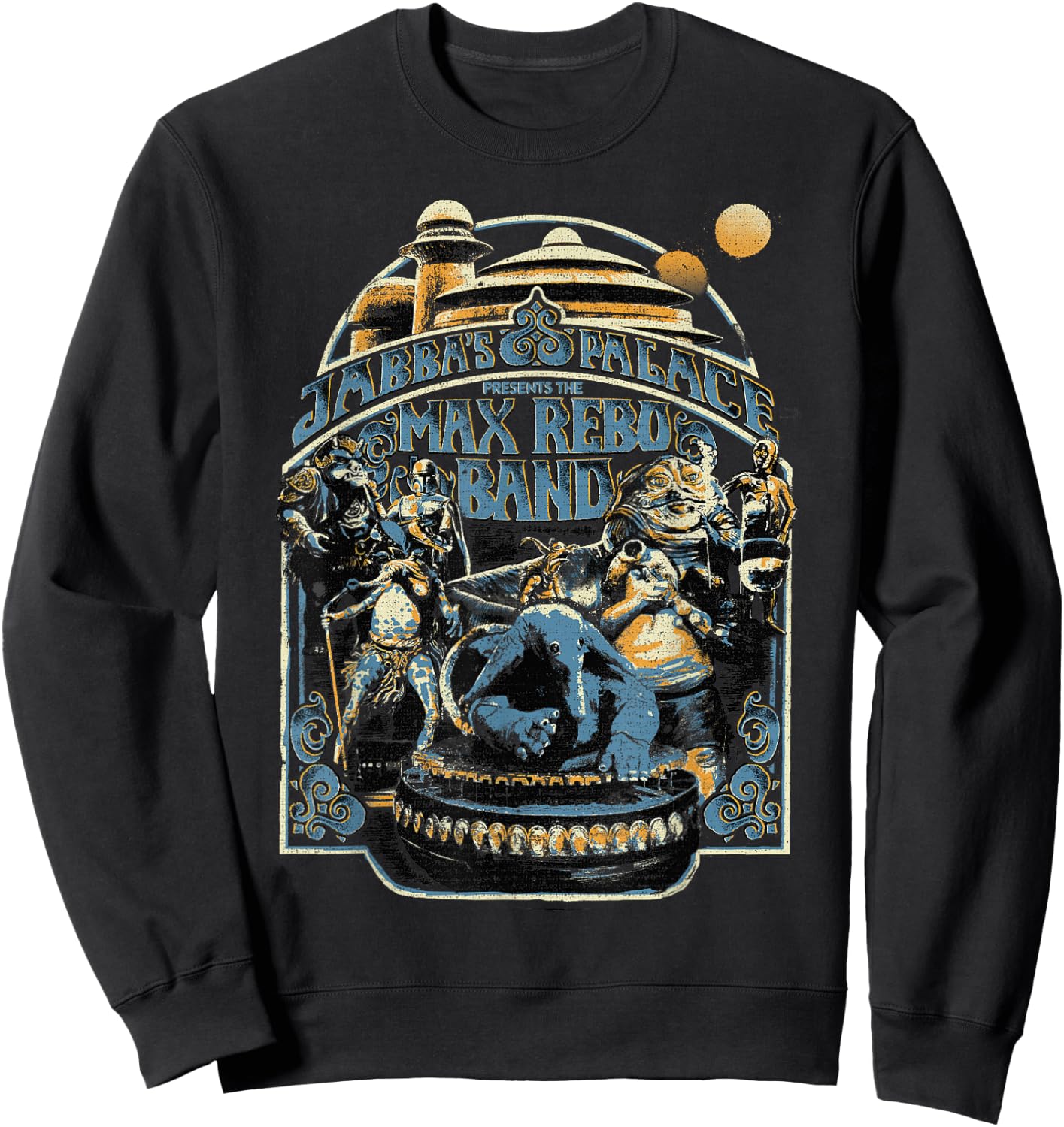 Star Wars Vintage Jabba's Palace Poster Sweatshirt - Sweatshirt | Black