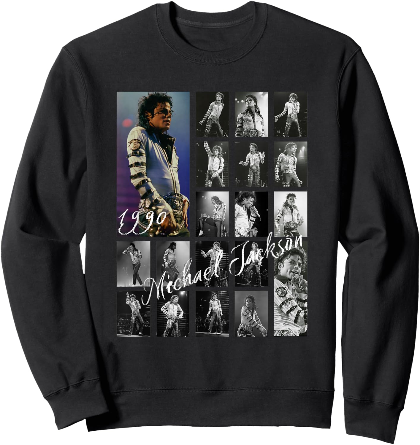 Michael Jackson 077 Sweatshirt - Sweatshirt | Black