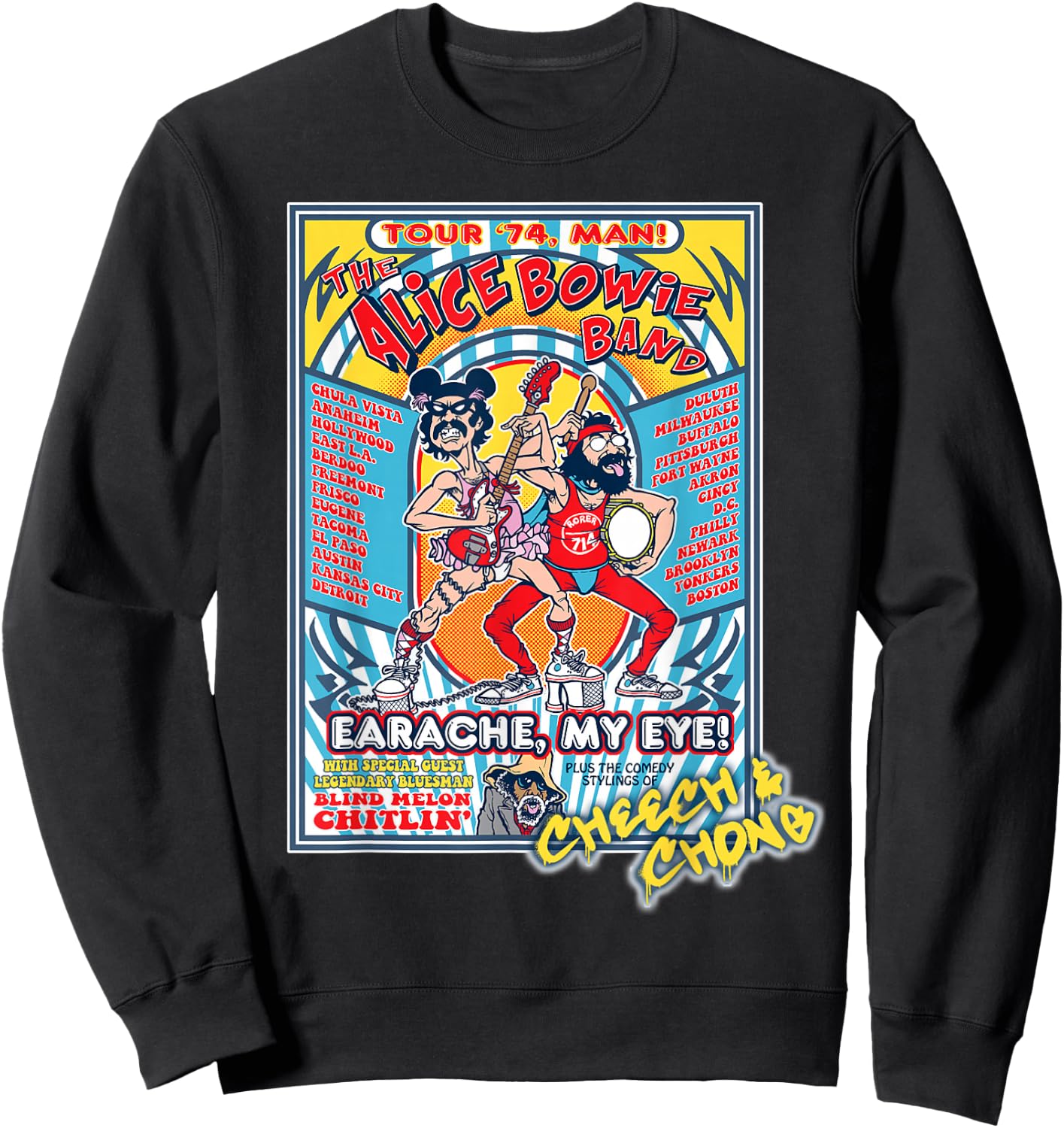 Cheech & Chong - Variety of Designs Sweatshirt - Sweatshirt | Black