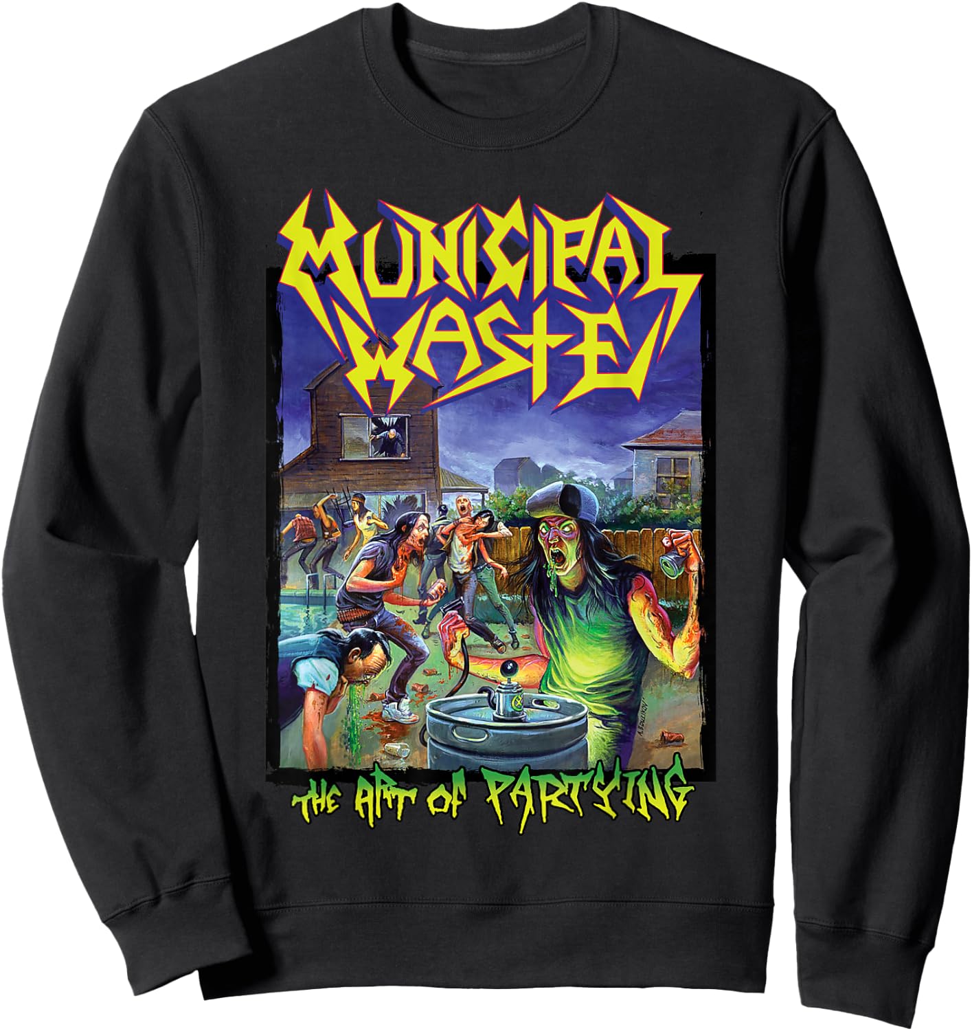 Municipal Waste The Art of Party Sweatshirt - Sweatshirt | Black