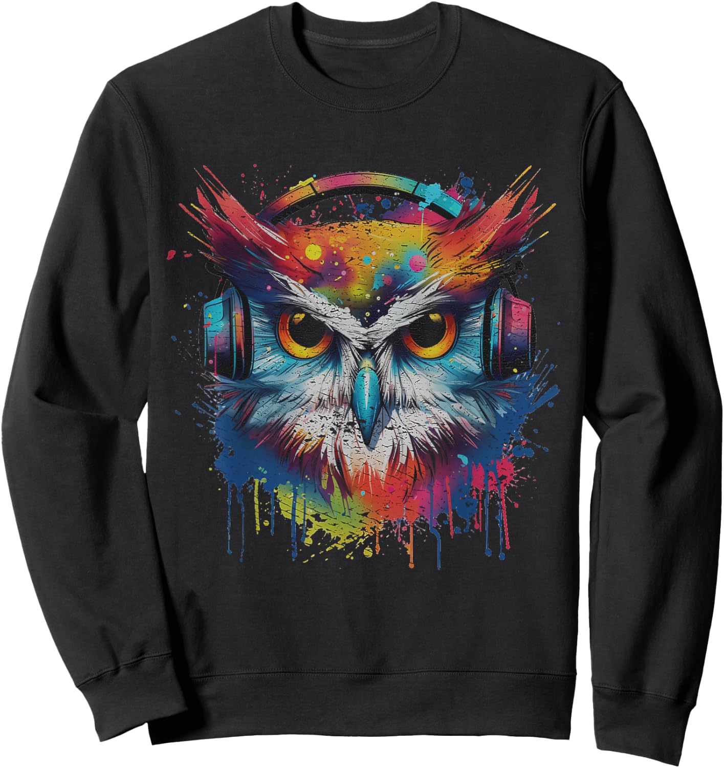 Owl Music Dj Sweatshirt - Sweatshirt | Black