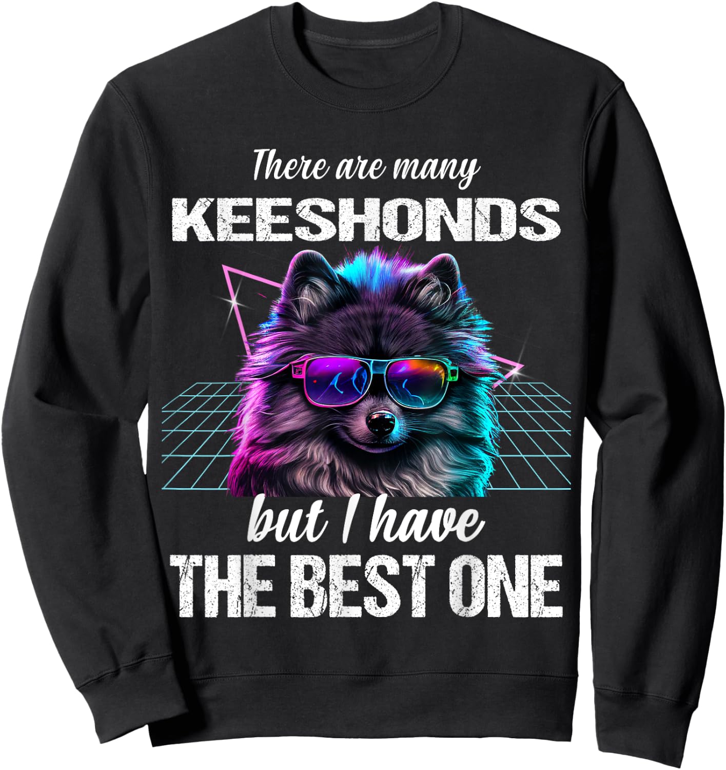 Keeshond Dog Keeshonds Sweatshirt - Sweatshirt | Black