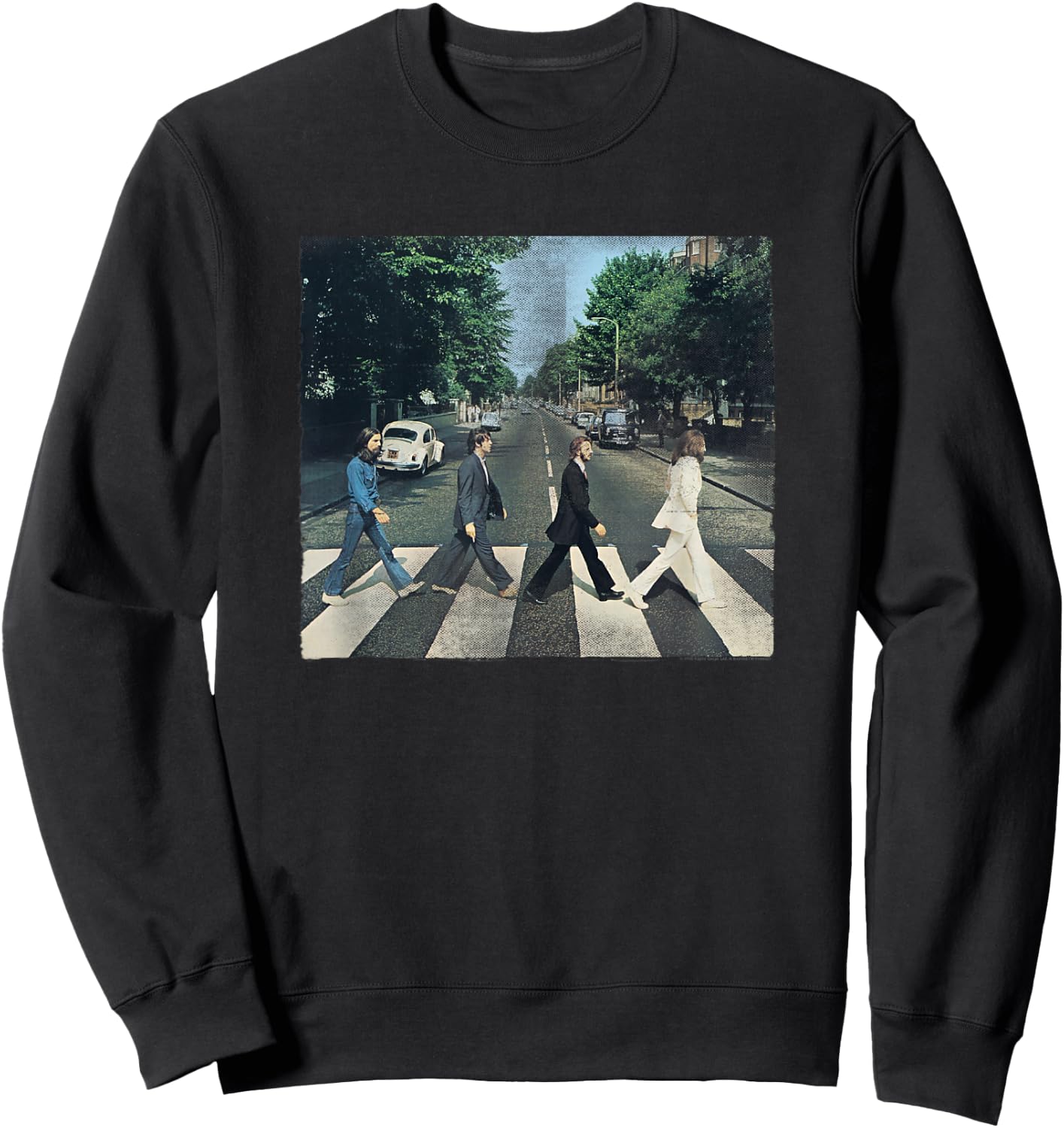 The Beatles Crossing Abbey Road Sweatshirt - Sweatshirt | Black