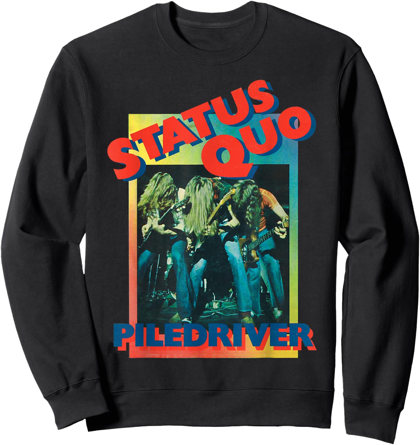 Status Quo Piledriver Gradient Sweatshirt - Sweatshirt | Black