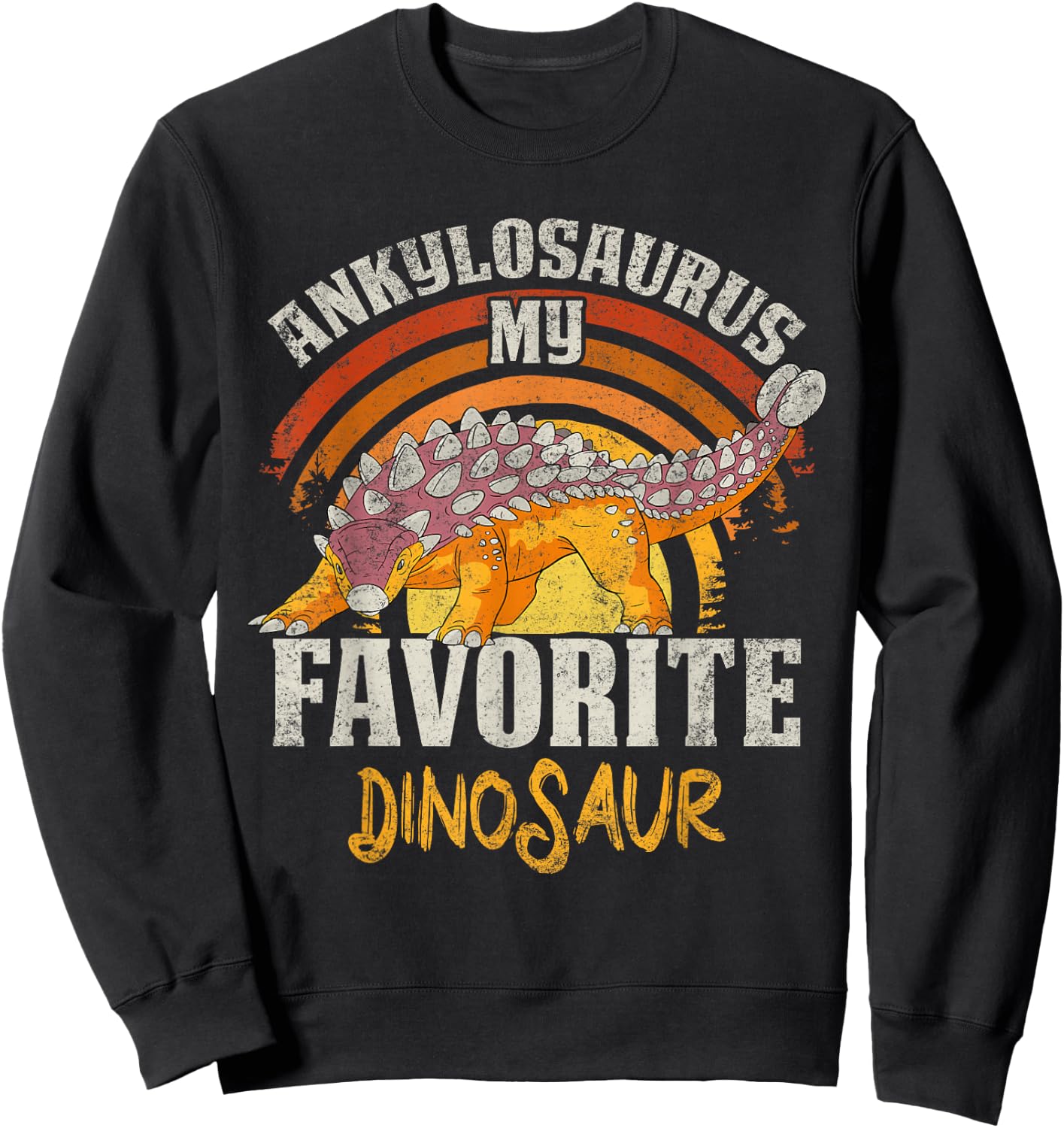 Ankylosaurus My Favorite Dinosaurier Design für Paläontologen Sweatshirt - Sweatshirt | Black