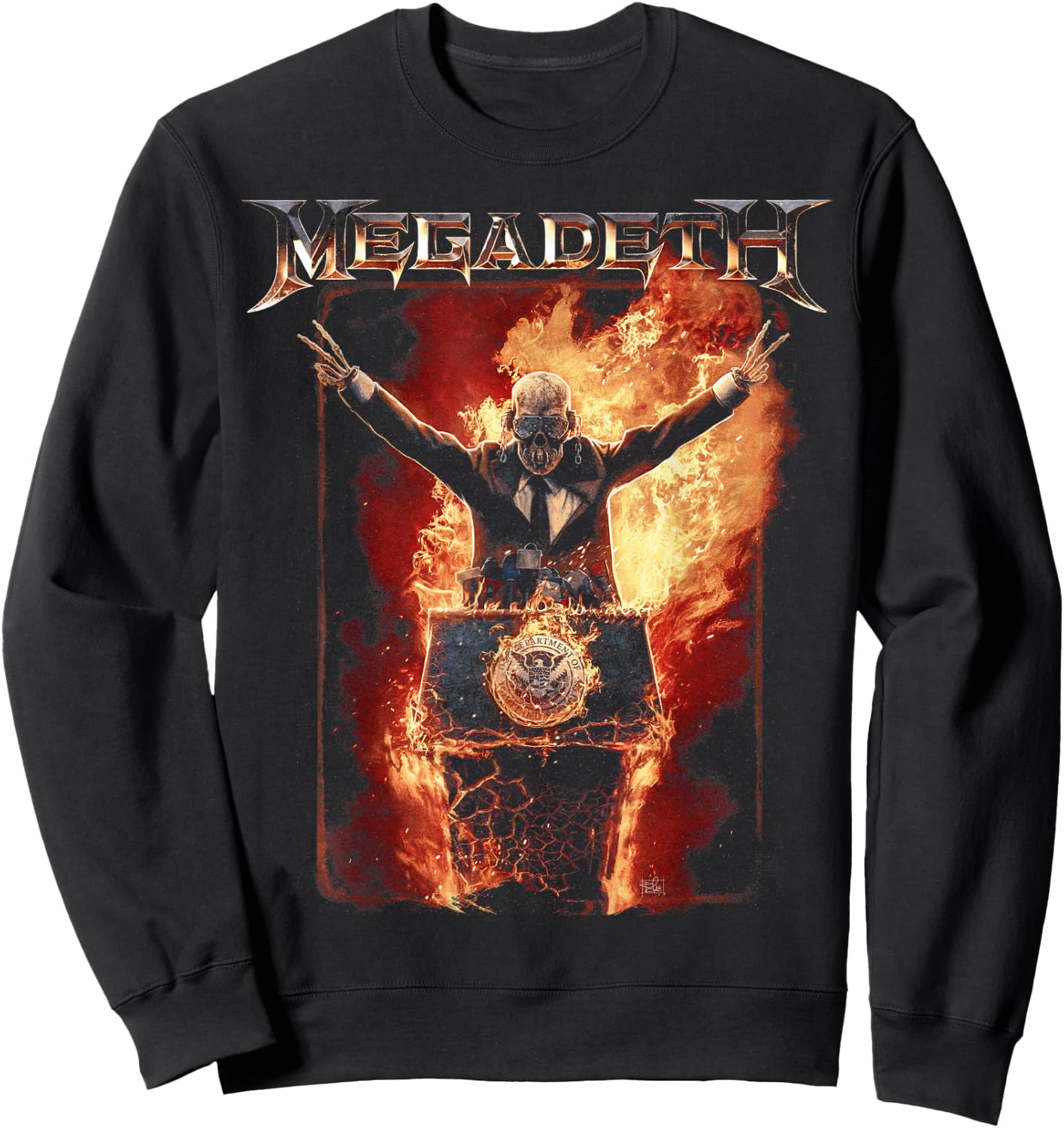 Megadeth - Vixon , black Sweatshirt - Sweatshirt | Black