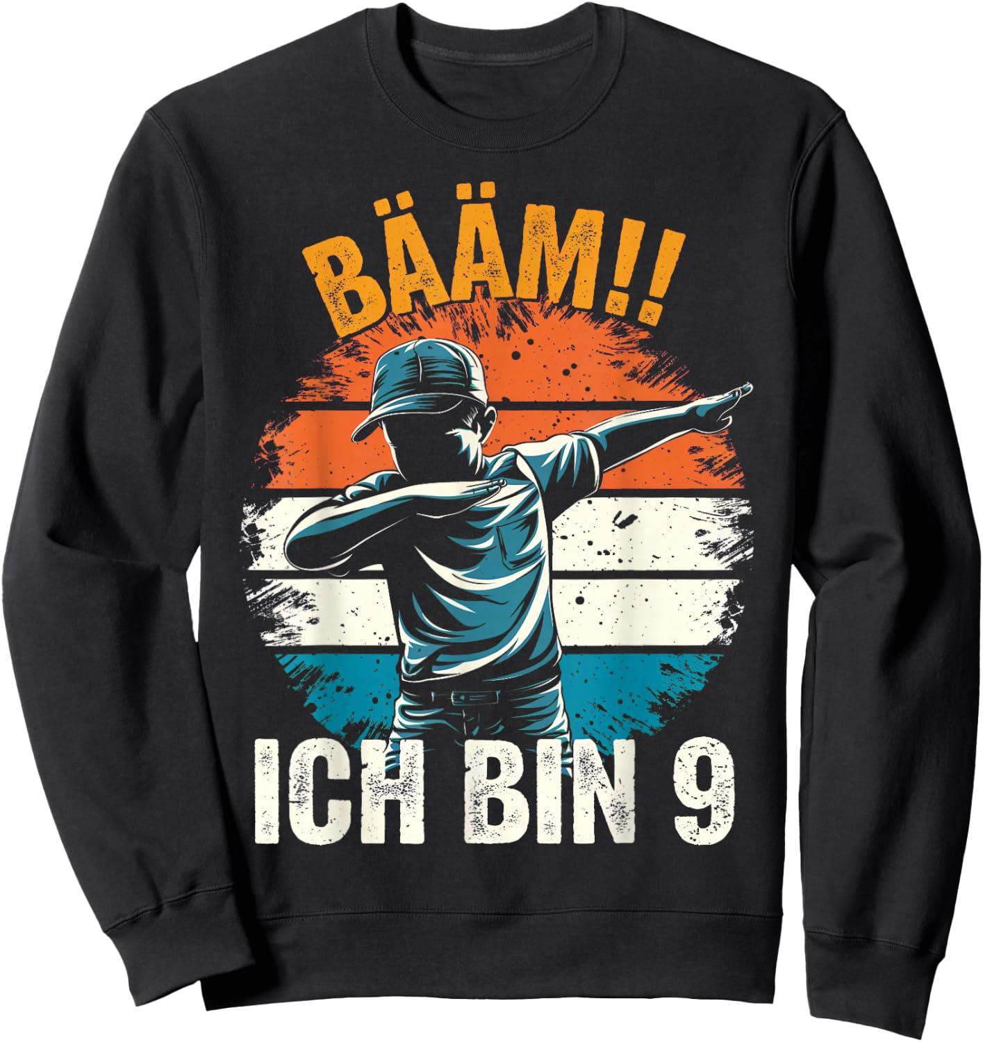 9th Birthday Boy Girl 9 Years 2015 Funny Gift , black Sweatshirt - Sweatshirt | Black