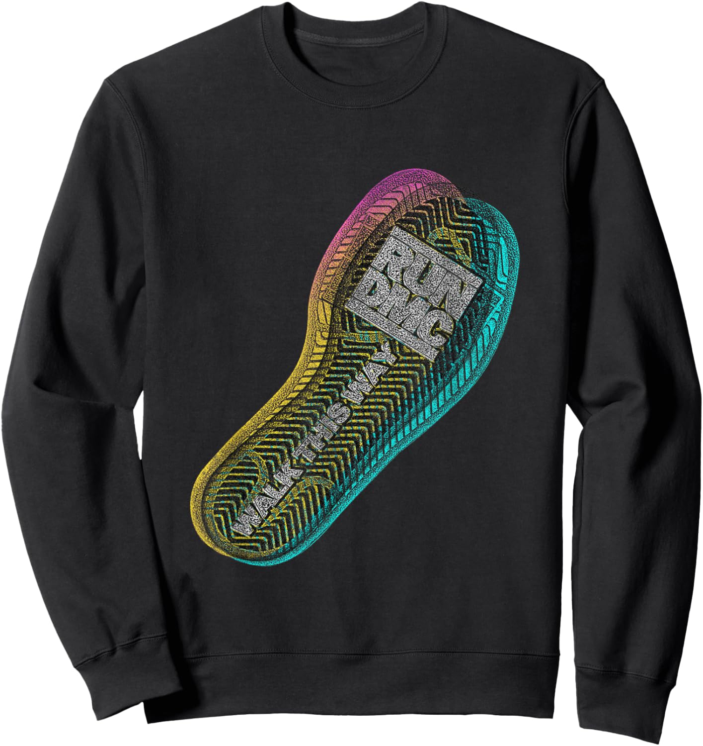 RUN DMC Walk This Way Sweatshirt - Sweatshirt | Black
