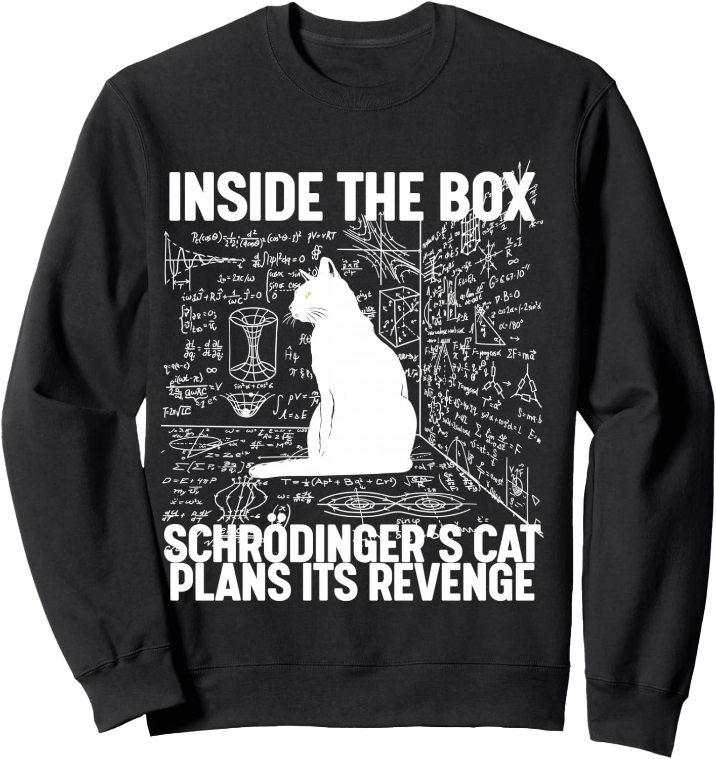 Schrodinger's Cat Plans Its Revenge Sweatshirt - Sweatshirt | Black