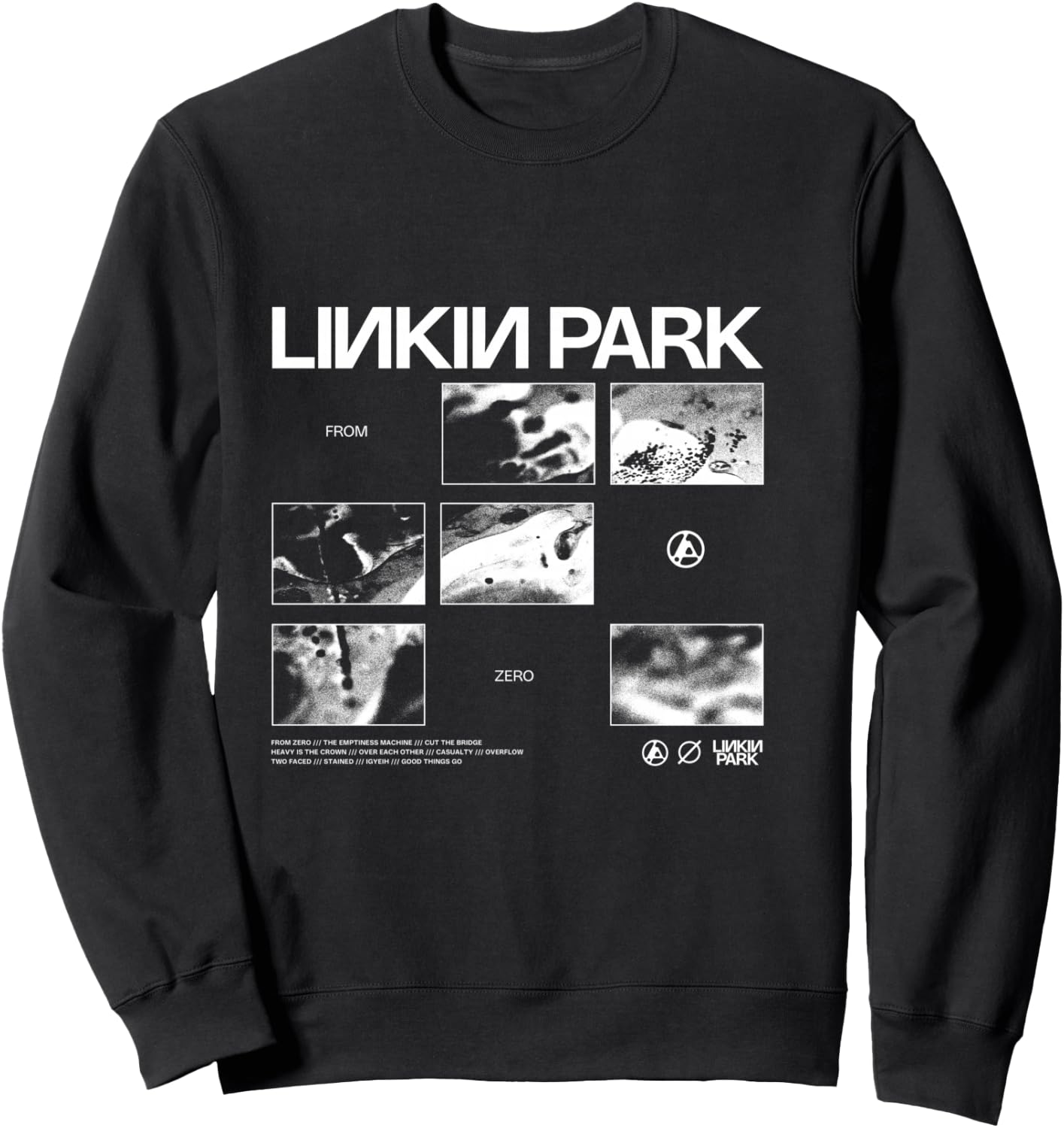 Linkin Park Black and White Blocks Shirt, black Sweatshirt - Sweatshirt | Black