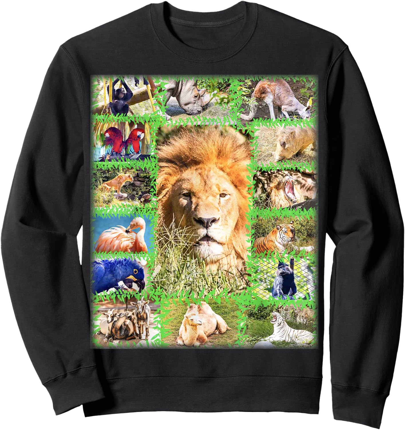 Zoo Portraits Sweatshirt - Sweatshirt | Black