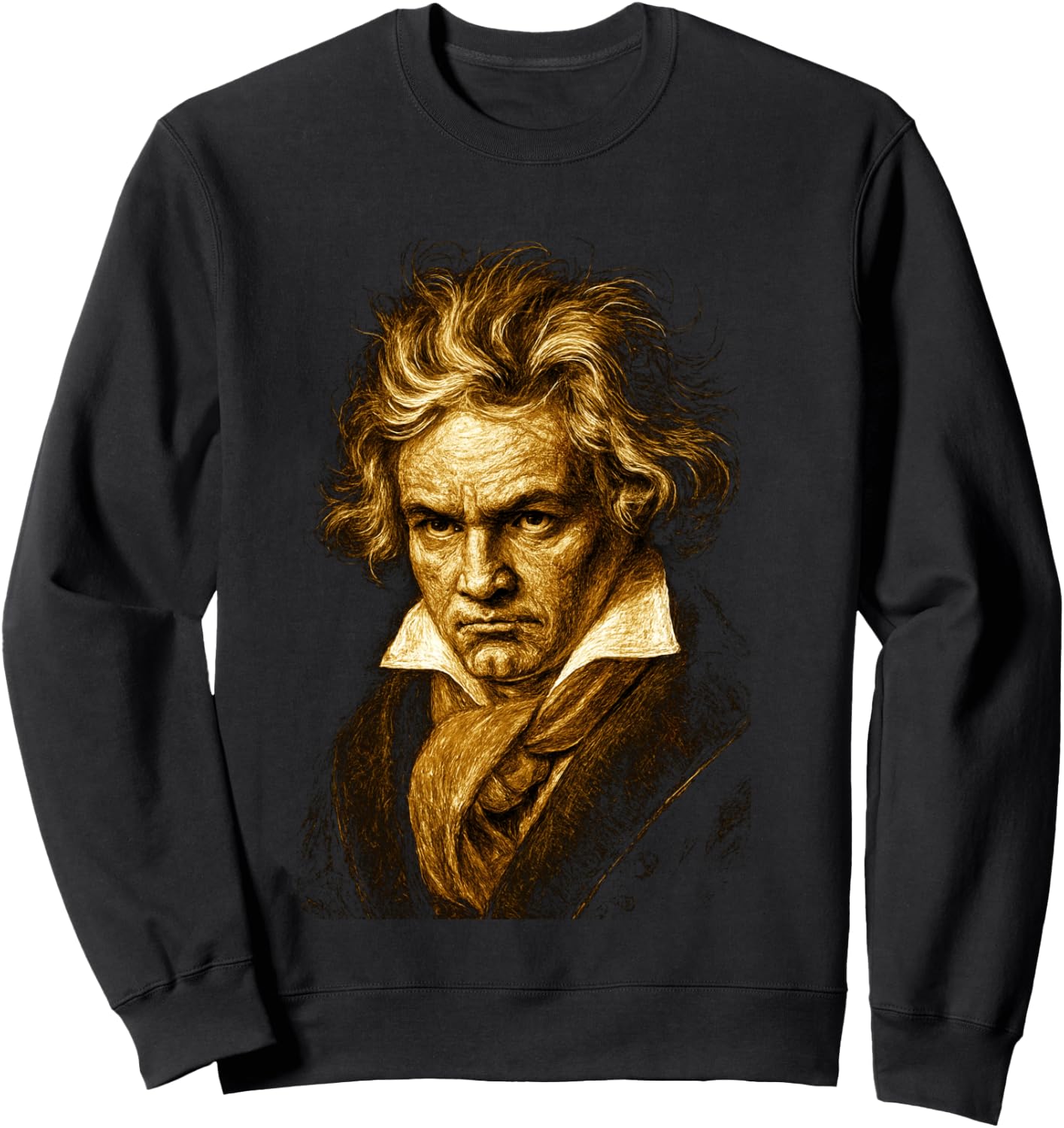 Beethoven-Portrait Ludwig Van Beethoven Classical music Sweatshirt - Sweatshirt | Black