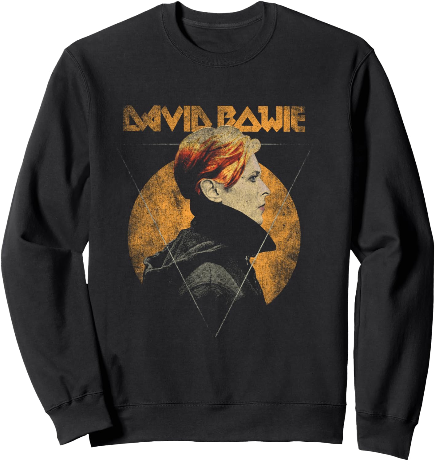 David Bowie - Triangle Shirt, black Sweatshirt - Sweatshirt | Black