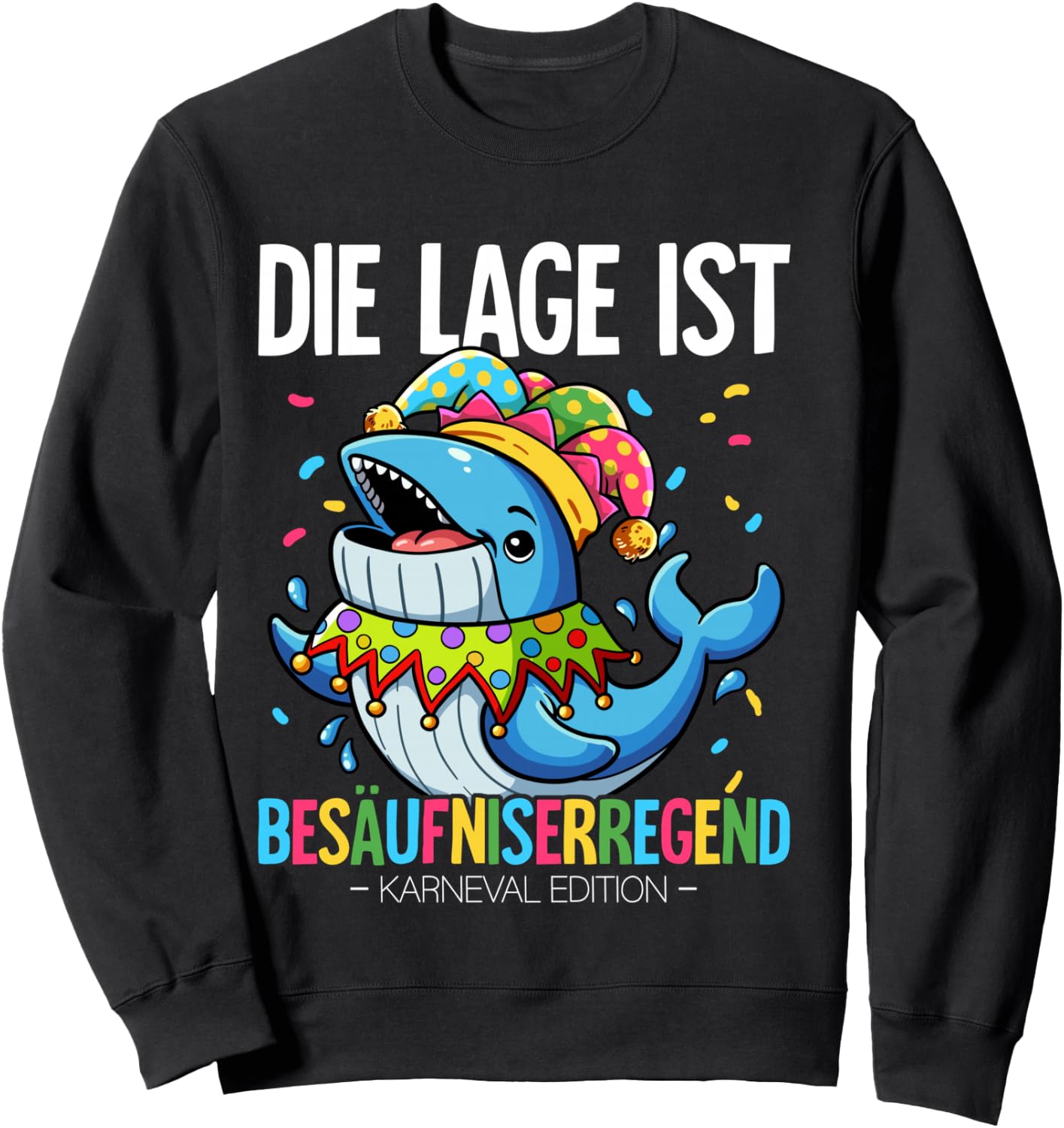 Cologne Carnival Shirt Sweatshirt - Sweatshirt | Black