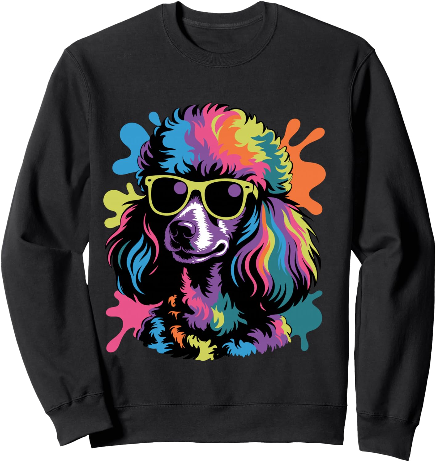 Best Standard Poodle Design Women Dog Poodle Lover Sweatshirt - Sweatshirt | Black