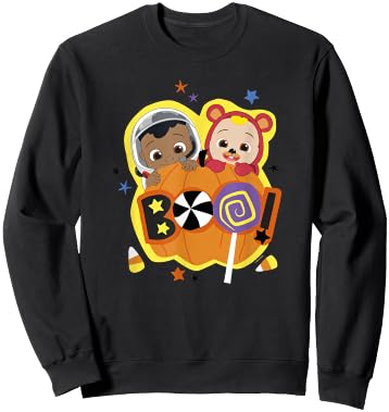 CoComelon Classic Halloween JJ and Cody Sweatshirt - Sweatshirt | Black