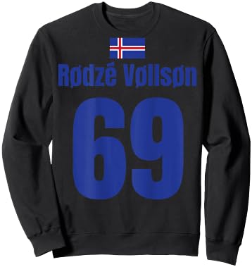 Island Sauf Trikot 69, Mallorca Sauf Trikot Weiss | Fussball Sweatshirt - Sweatshirt | Black