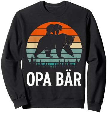 Opa Bär Opa Bär Sweatshirt - Sweatshirt | Black