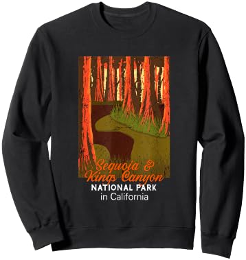 Sequoia National Park California Sweatshirt - Sweatshirt | Black