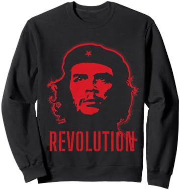 Che Guevara Revolution Shirt Kuba Kubanisch Rebel Rot Sweatshirt - Sweatshirt | Black