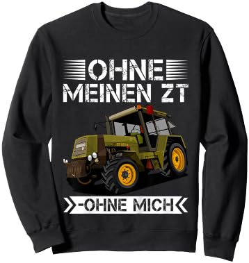 ZT 323 Tractor Agricultural Machine Sweatshirt - Sweatshirt | Black