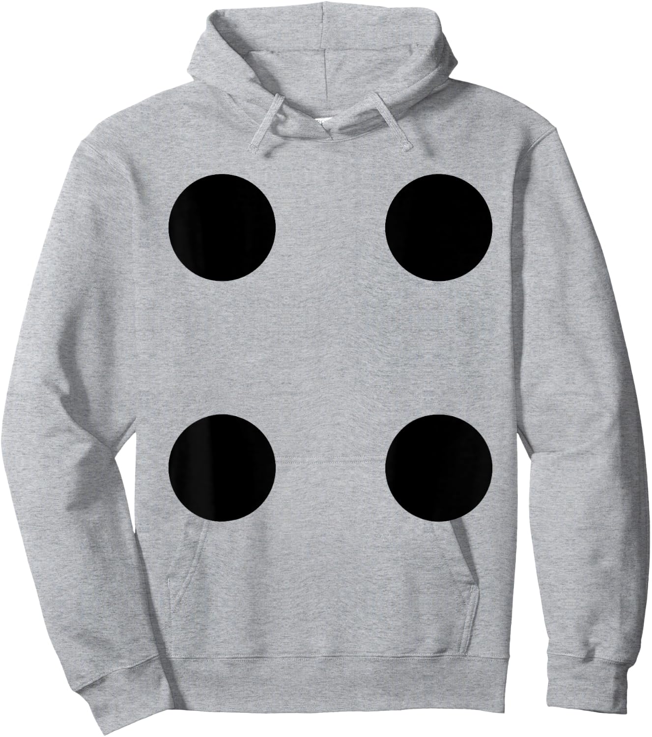 Human Dice Number 4 Group Matching Halloween Costume Family Hoodie - Hoodie | Ash