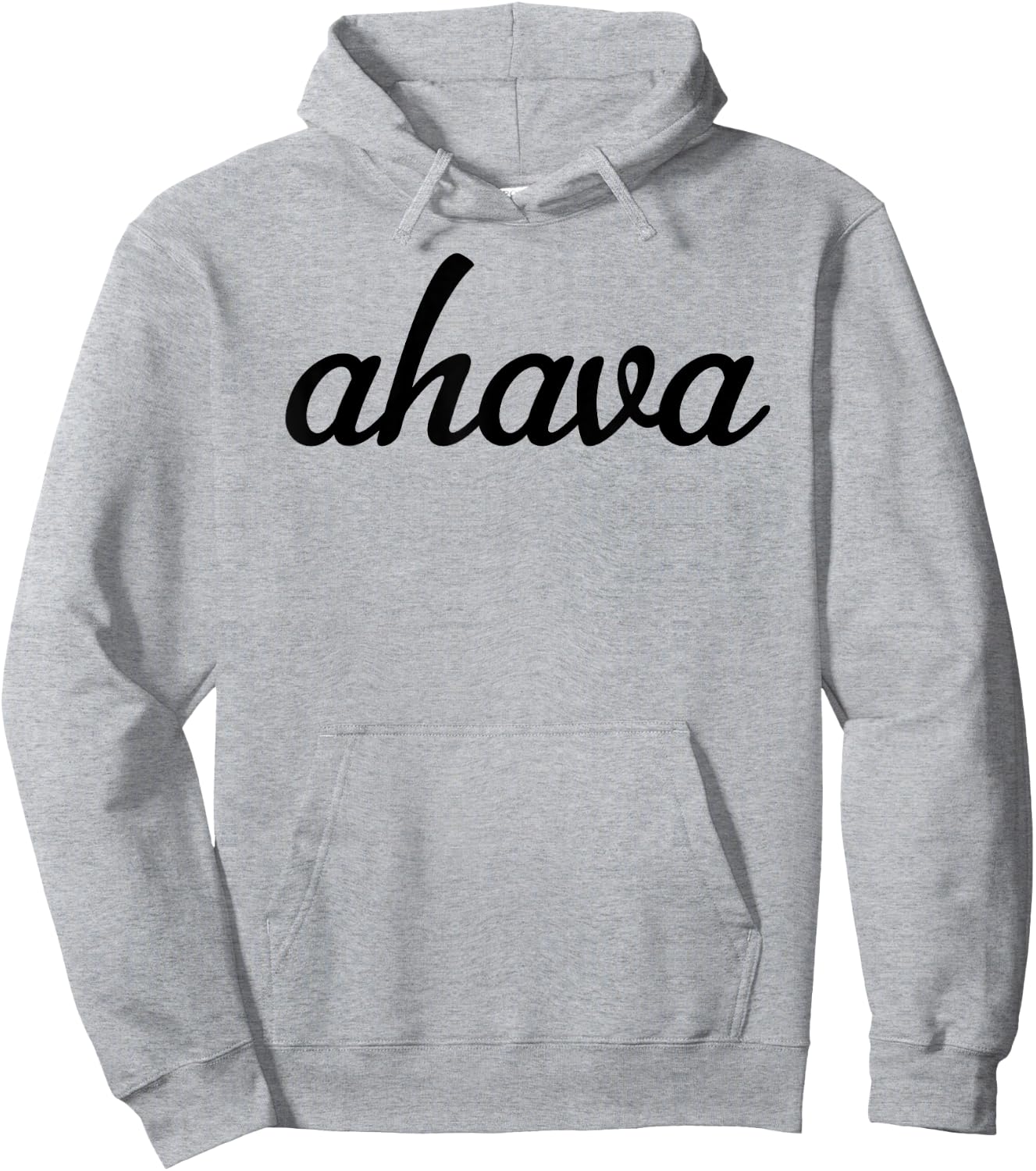 Hebrew Word Ahava Shirt & Women | Give Love Hoodie - Hoodie | Ash