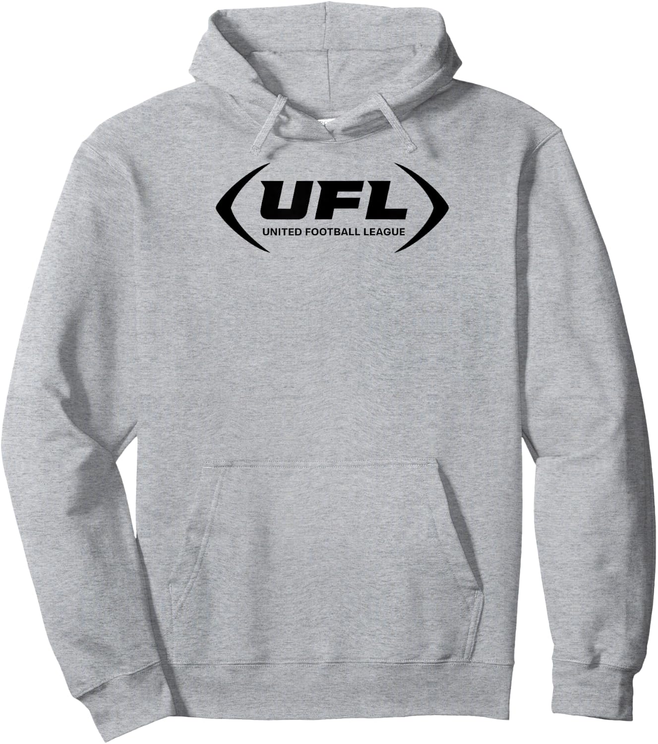UFL Logo (Gray) - United Football League Hoodie - Hoodie | Ash