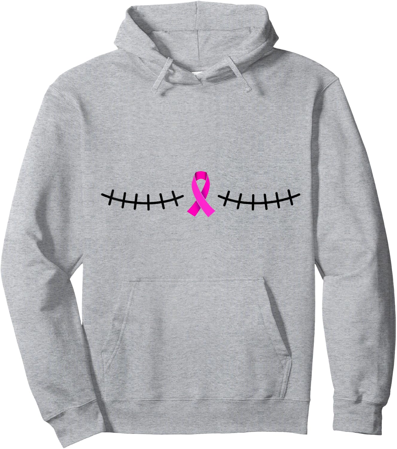 Double mastectomy scar breast cancer survivor Hoodie - Hoodie | Ash