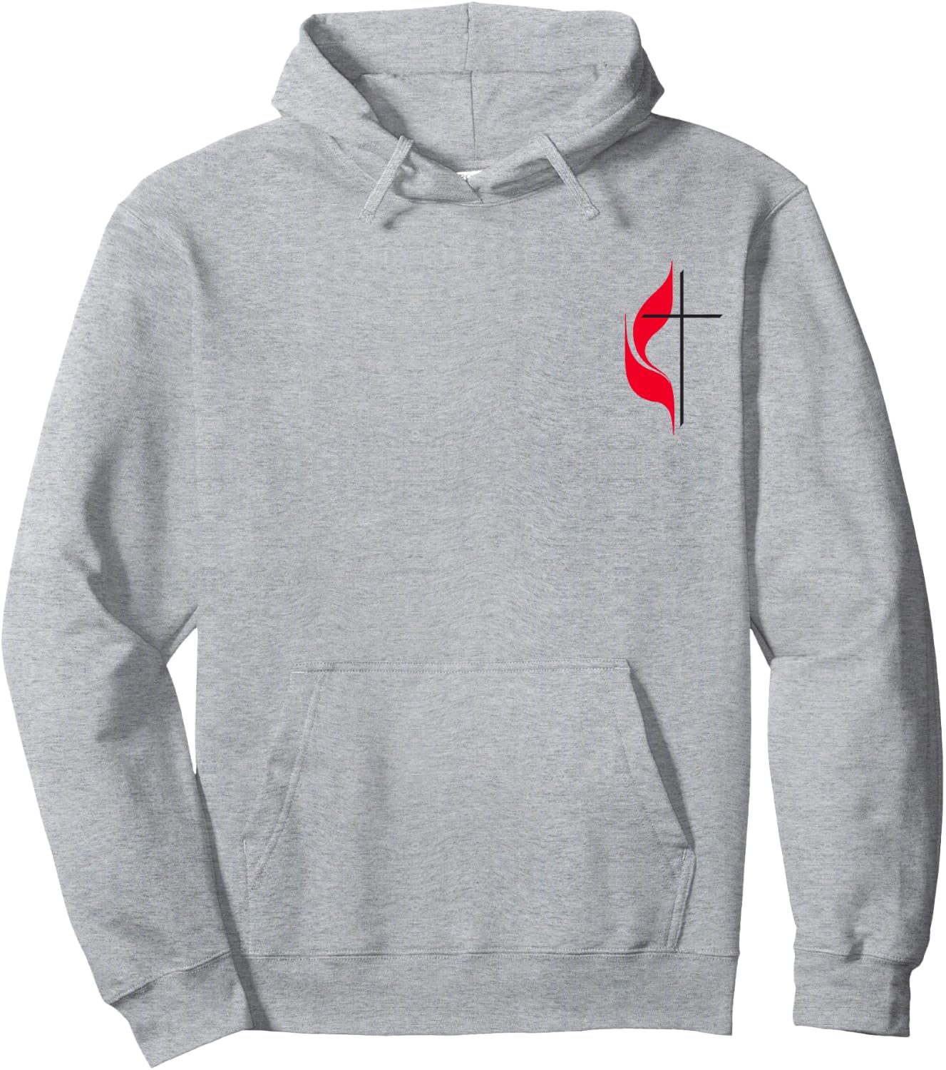 Methodist Cross Flag Christian Methodists Protestant Church Hoodie - Hoodie | Ash