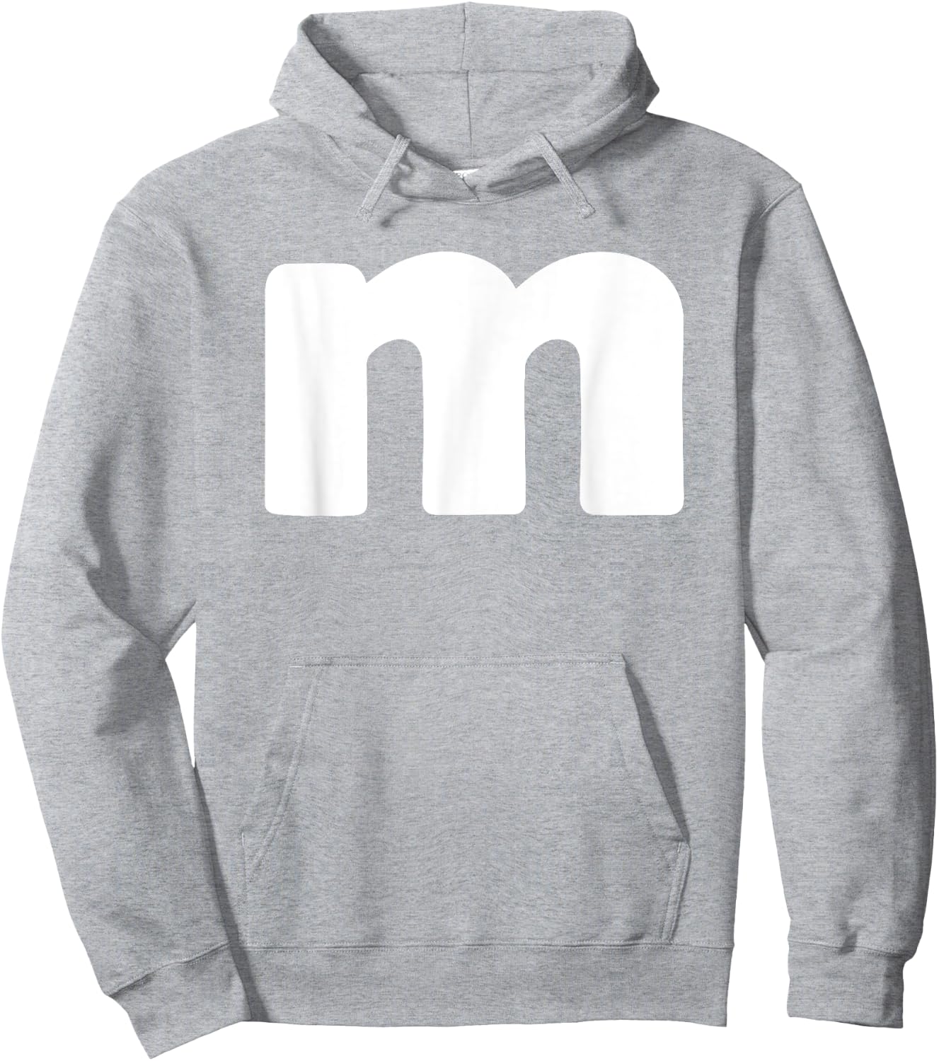 Funny Letter M Groups Halloween Team easy lazy Hoodie - Hoodie | Ash