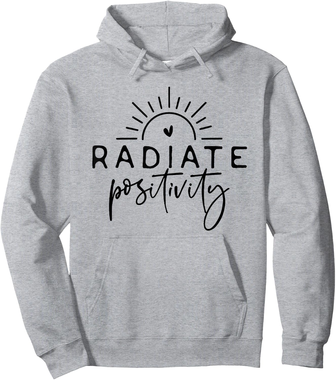 Radiate Positivity Hoodie - Hoodie | Ash