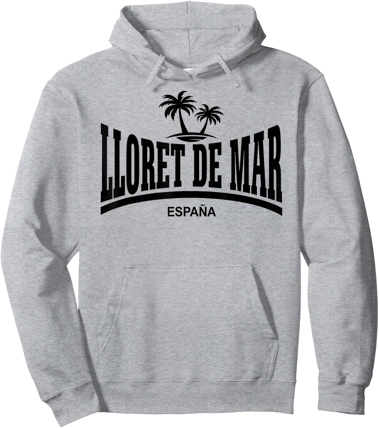 Lloret De Mar - Espana + Palmiers Hoodie - Hoodie | Ash