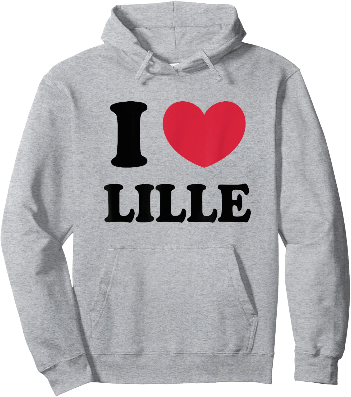 I Love Lille Hoodie - Hoodie | Ash