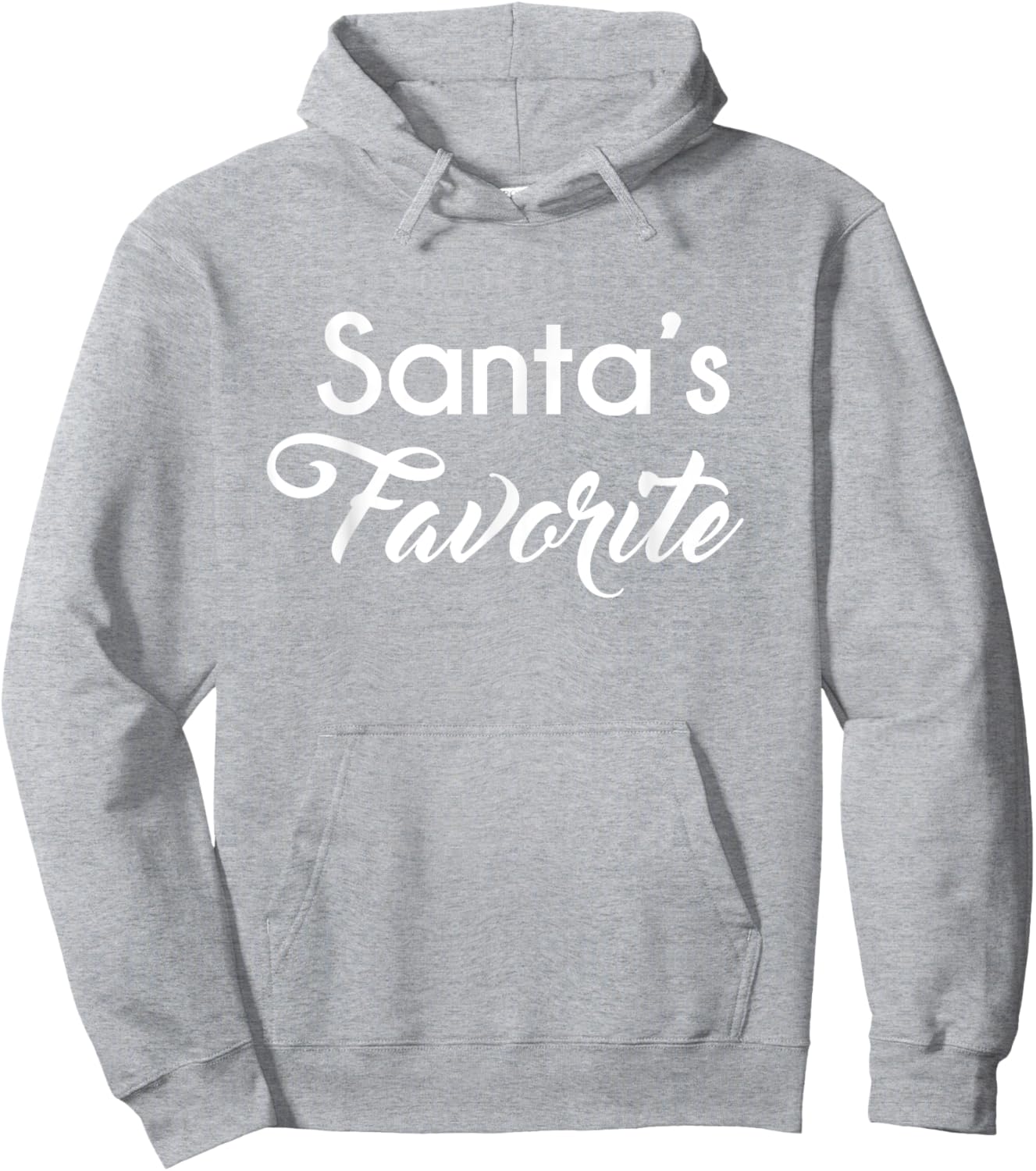 Santa's Favorite Shirt, Funny Cute Kids Christmas Gift Hoodie - Hoodie | Ash