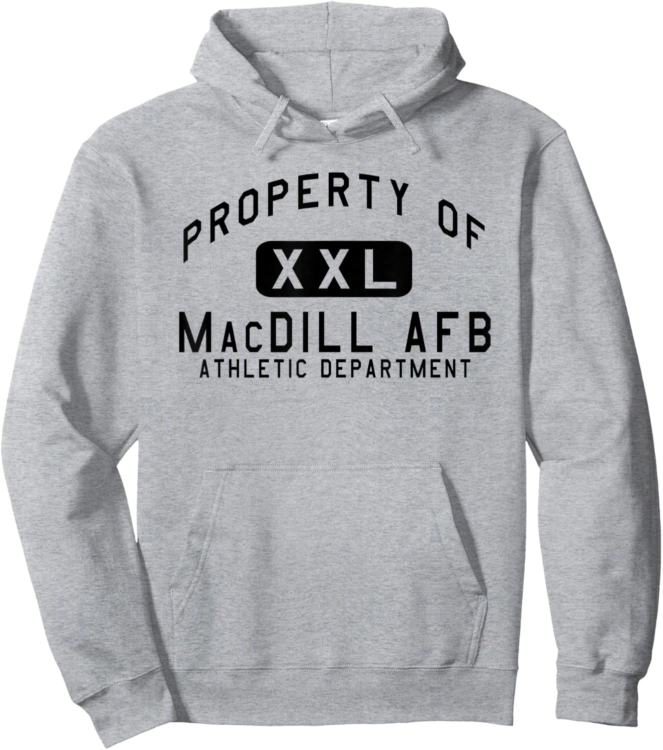 Property of MacDill AFB Athletic Department Hoodie - Hoodie | Ash