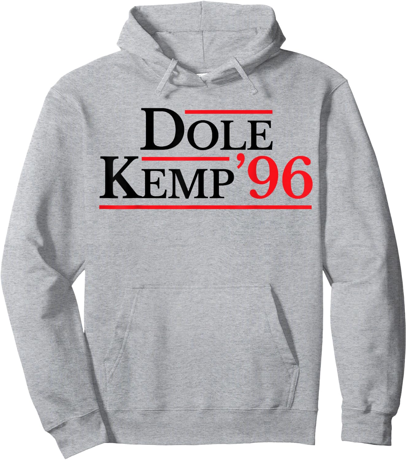 Bob Dole Vintage Political Dole Kemp '96 Election Hoodie - Hoodie | Ash