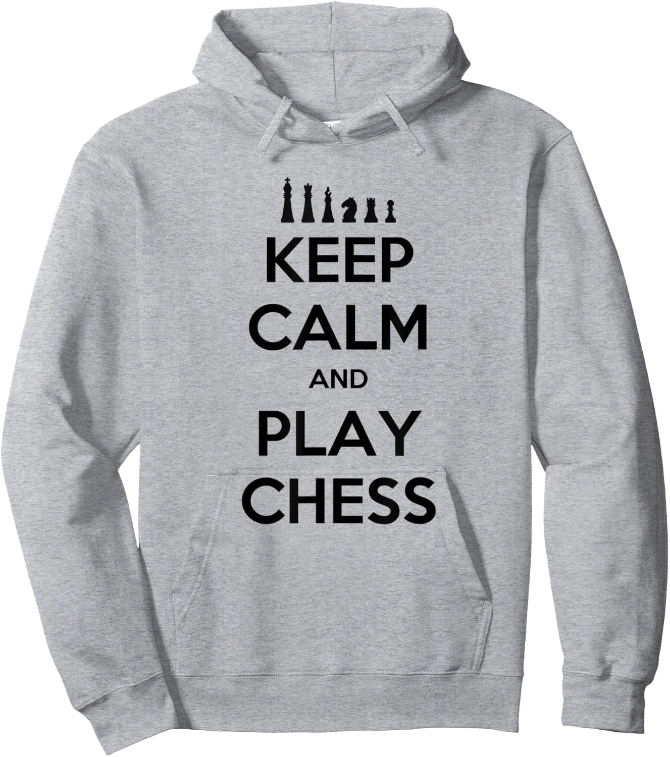 Keep Calm And Play Chess Chessmaster Master Gift Hoodie - Hoodie | Ash